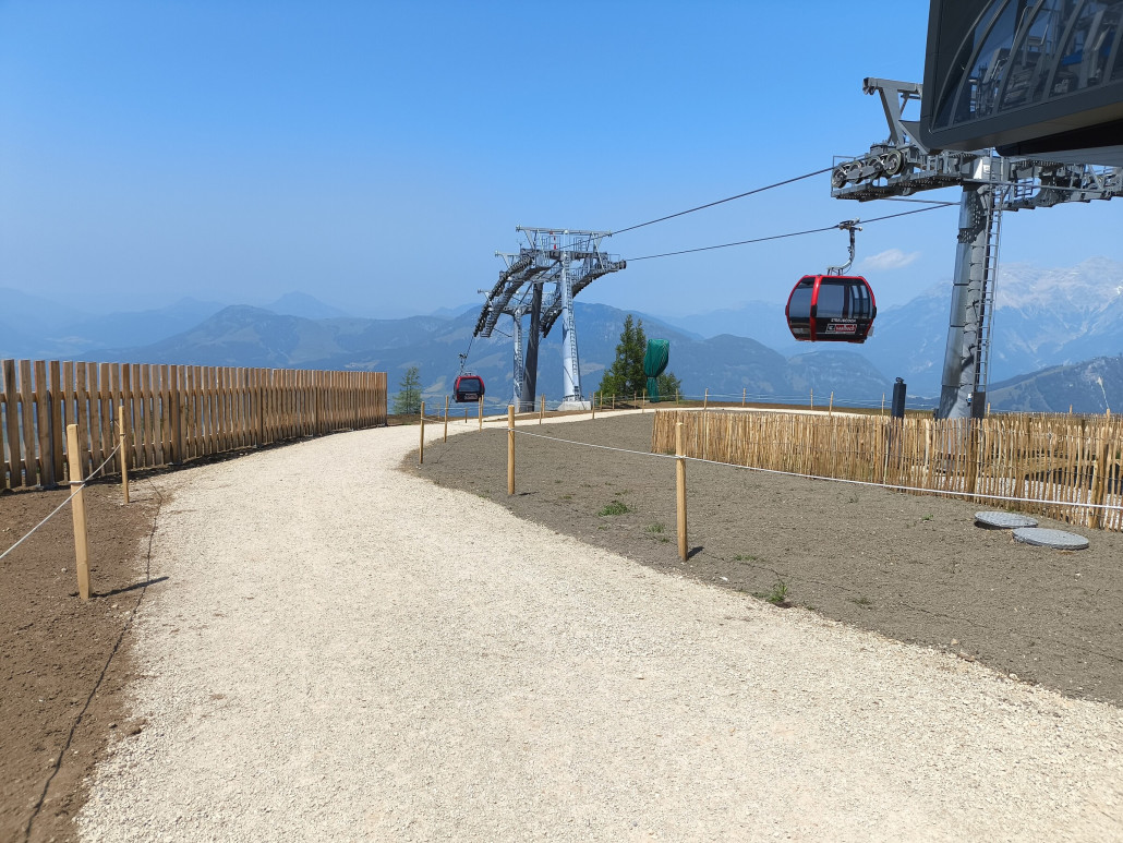 Bergstation, alles neu angelegt