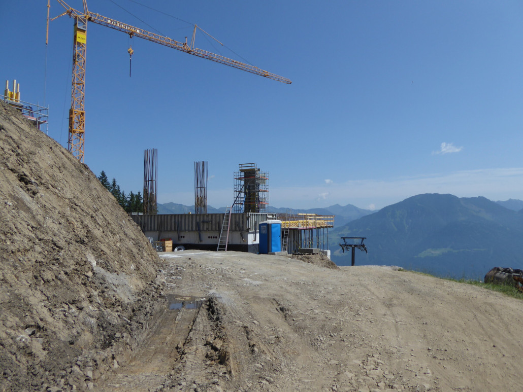 Sicht auf den zukünftigen Zu- und Abgang.