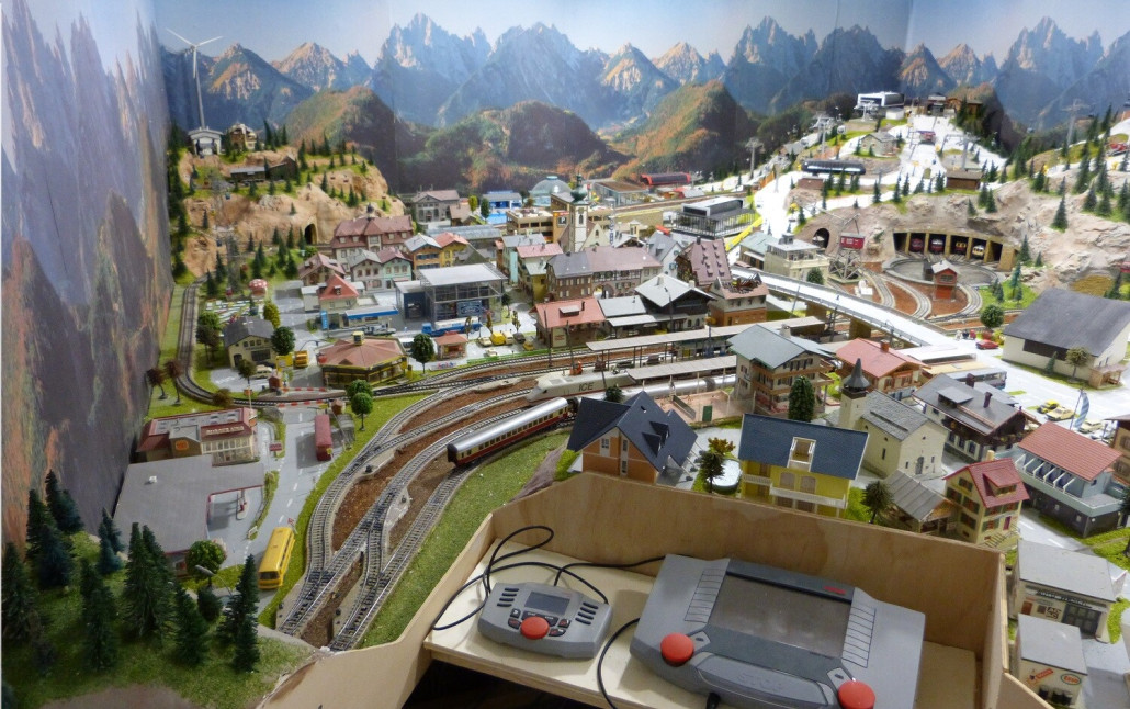 Hauptanlage links mit Garmisch und Wank