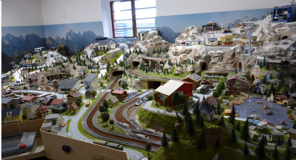 Hauptanlage rechts mit Zugspitze