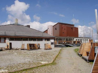 Bergstation mit Bergrestaurant