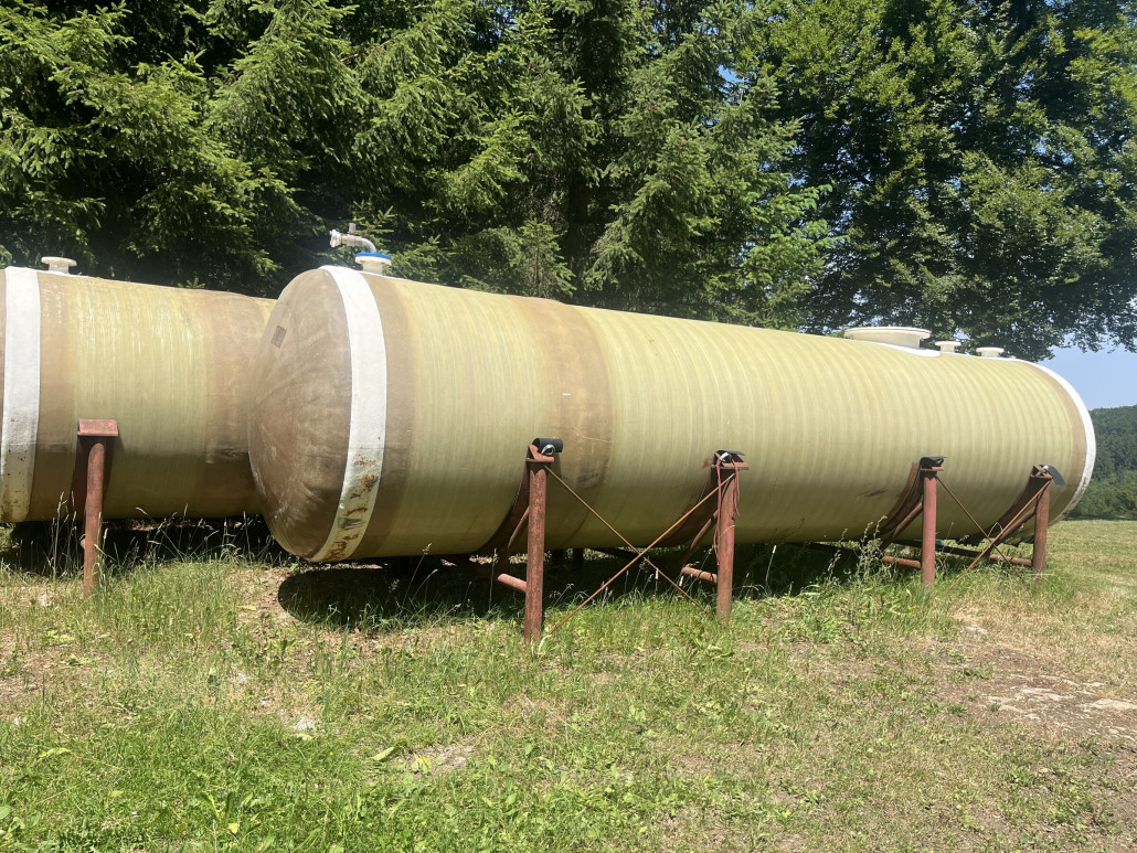Weitere Wassertanks für die Beschneiung