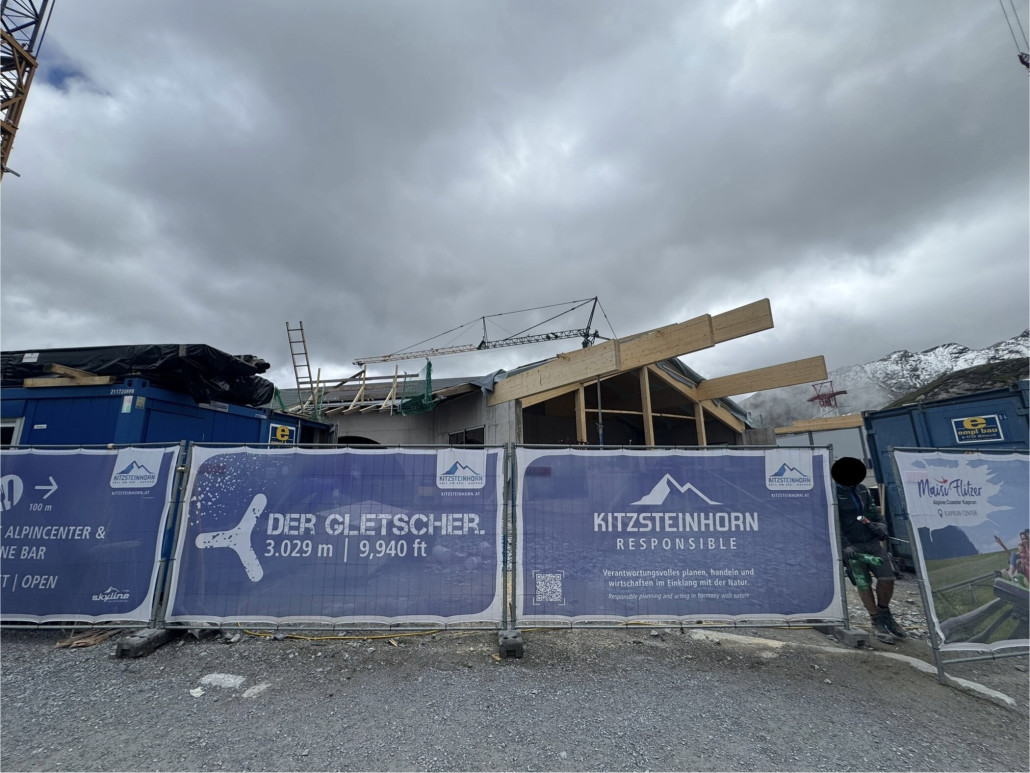 Die Absprrung ist leider ziemlich dicht