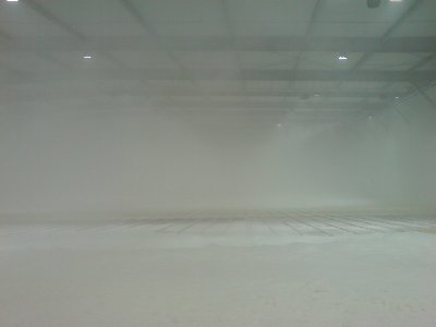 dies ist kein Nebel, nein es sind feinste Schneekristalle