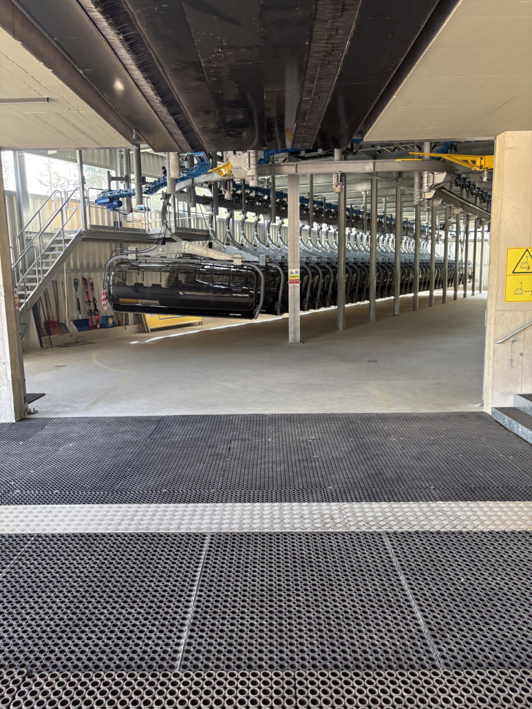 Sowohl Gondel als auch Sessel liefen nur auf Sparflamme