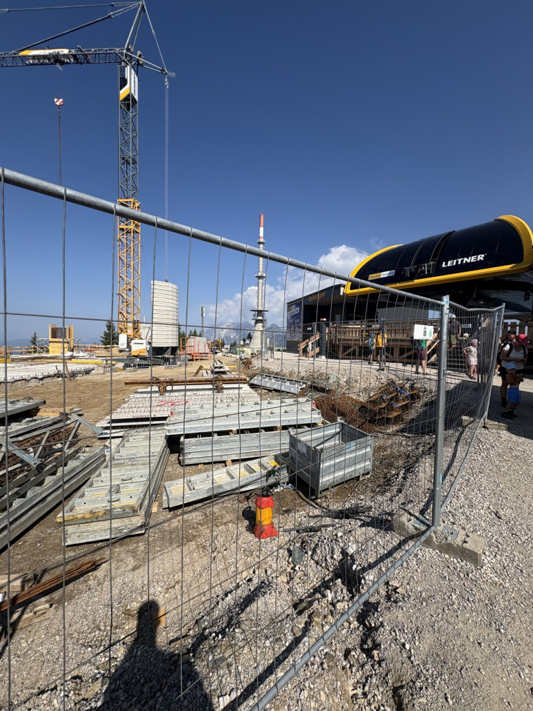 Aktueller Stand der Bergstation