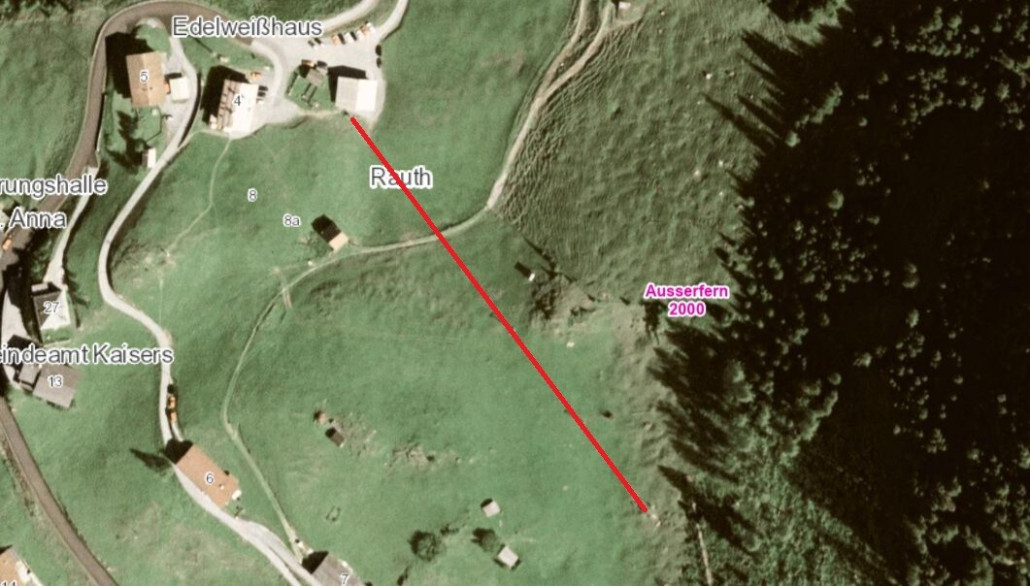 Hier der Bödenlift in Kaisers