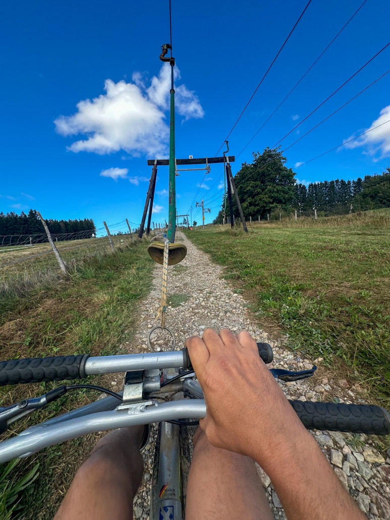 Bergfahrt mit Gazon 1