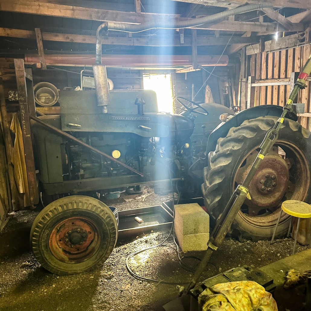 Fordson Super Major als Antrieb des Gazon 1