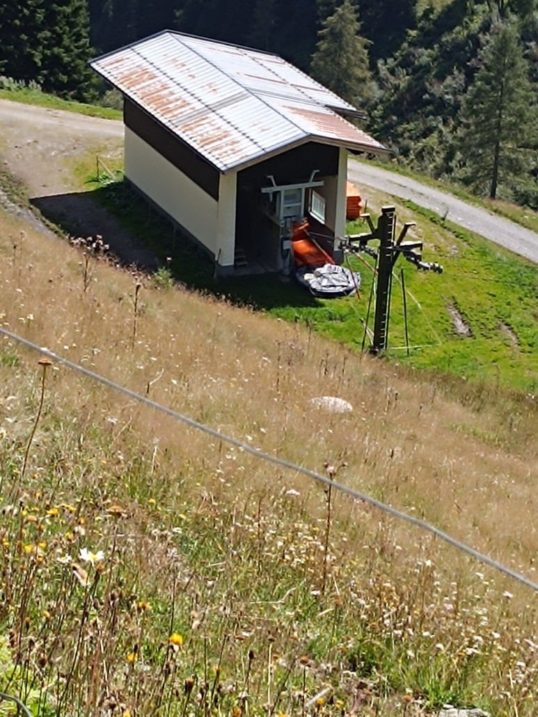 Talstation Seekar mit abgedeckter Umlaufscheibe
