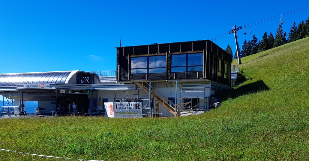 Zubau an der Bergstation der Salvenbahn I