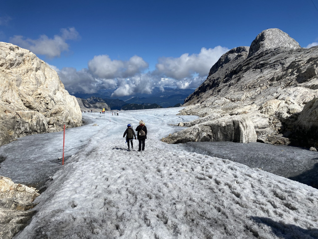 Schmale Verbindung, Schladminger zum Hallstätter Gletscher