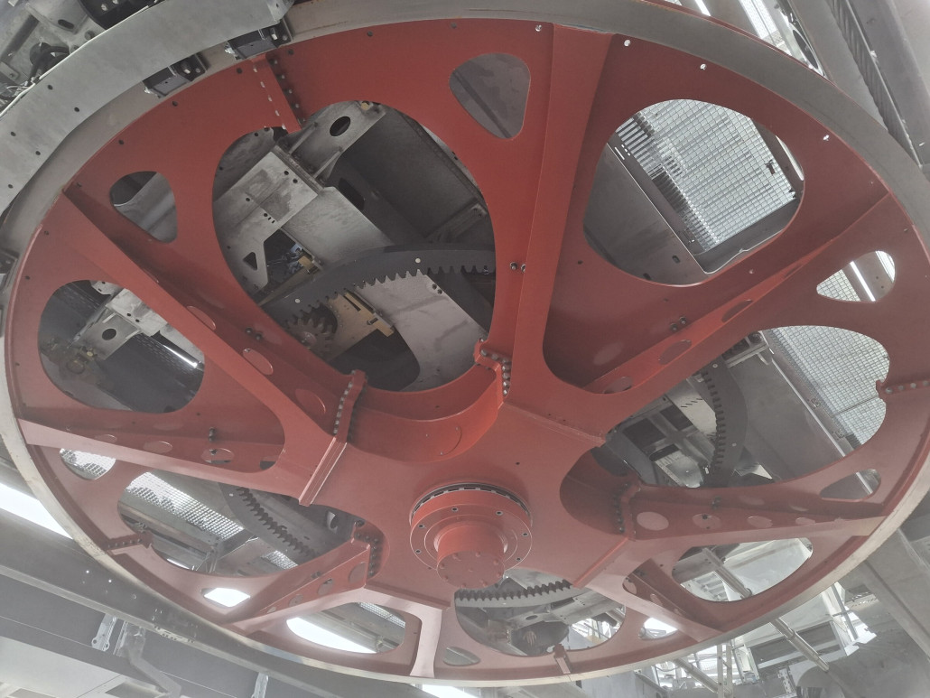 Die Antriebsseilscheibe