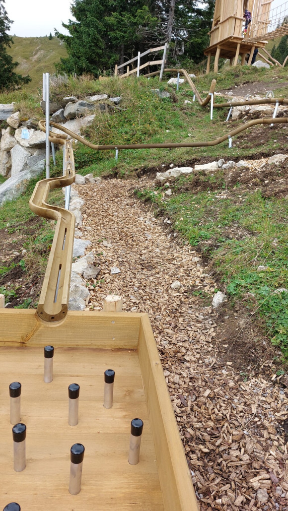 Holzkugelbahn