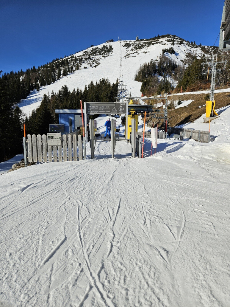 Zugangsbereich Gipfelbahn