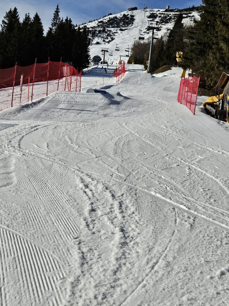 an der Mittelstation gibt es einen kleinen Park