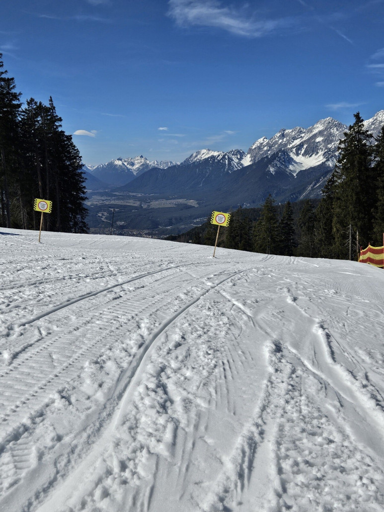 die leider schon gesperrte Seewaldpiste