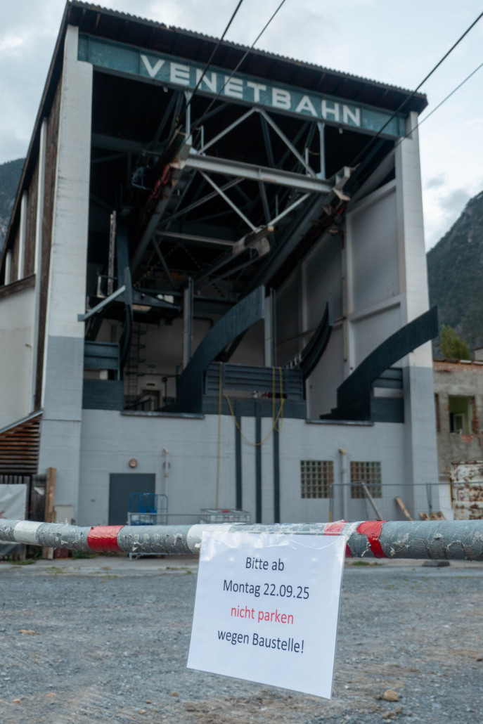 Bauarbeiten seit Montag im Gange