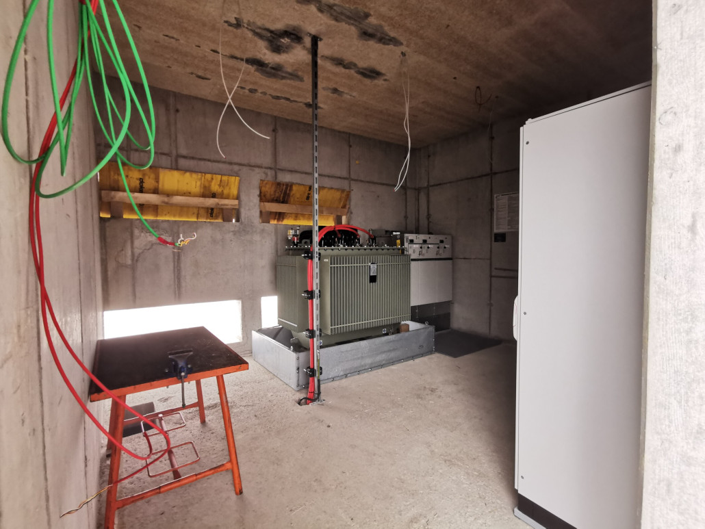 Elektroraum mit Trafo