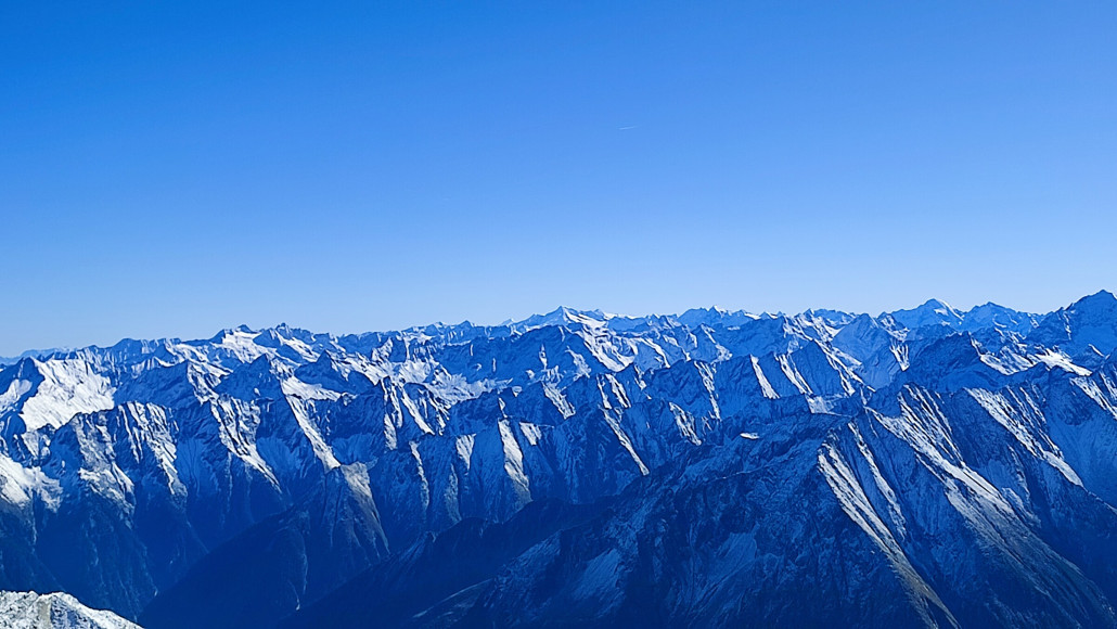 Großvenediger und Gr. Wiesbachhorn