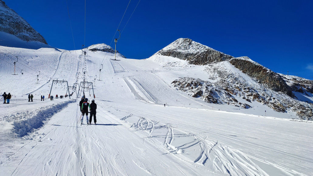 Die rechte Piste war die Beste