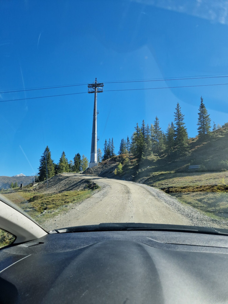 Stütze im Bereich Fageralmstrasse