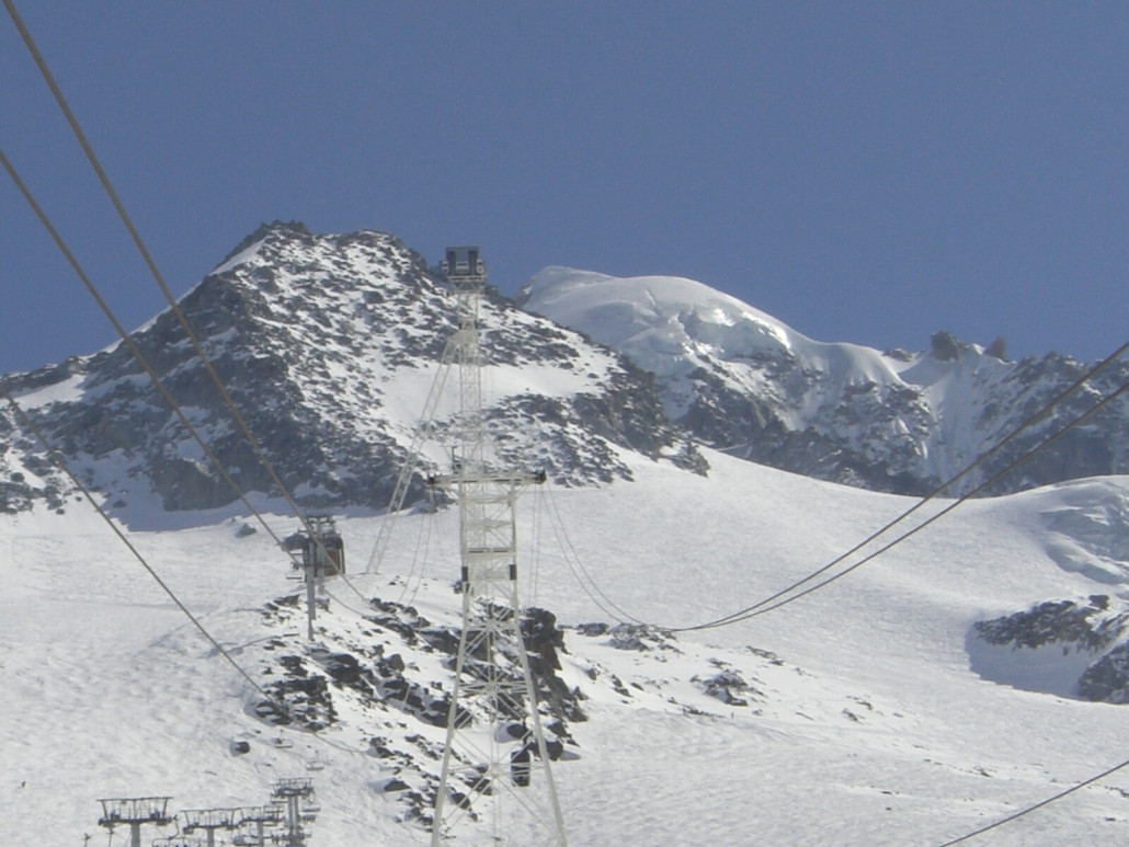 Gletscherstand April 2008 von unten.