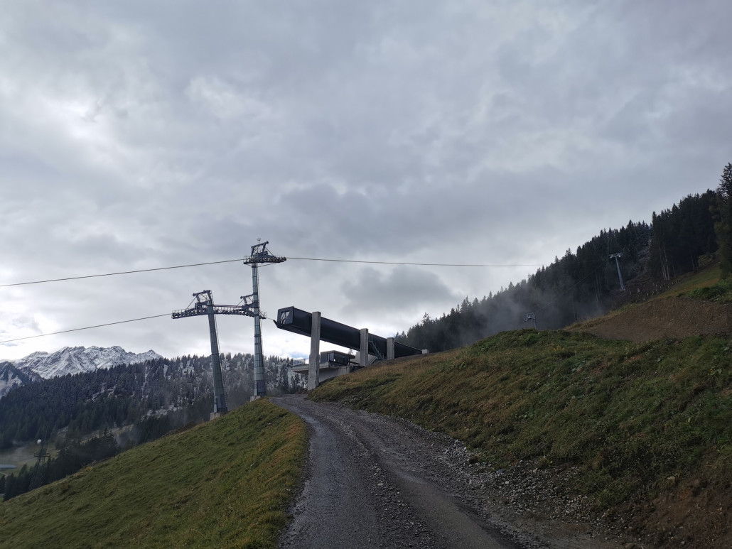 Seilführung Mittelstation