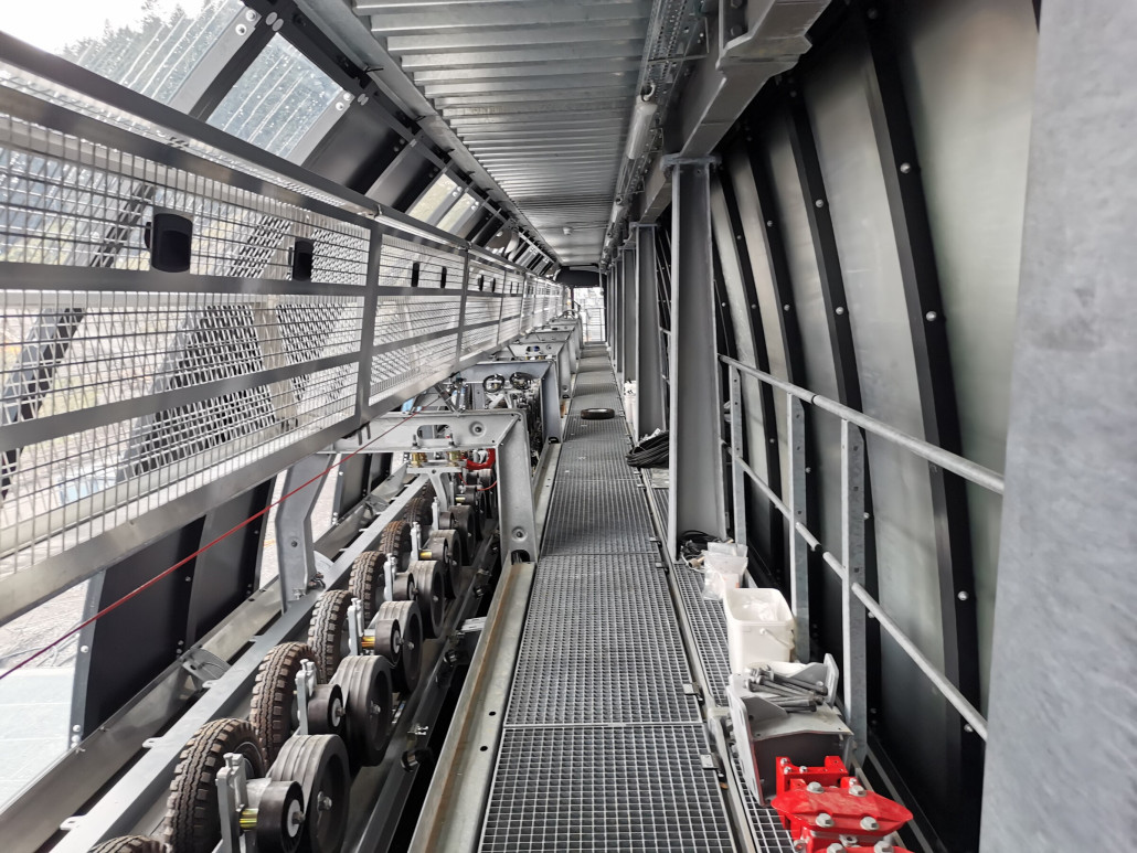 Stationstechnik Mittelstation bergwärts