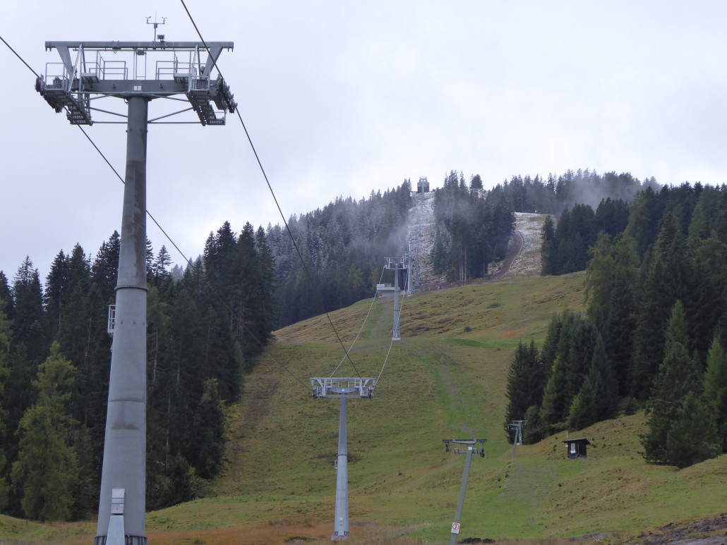 Trasse von Stütze 4 aus