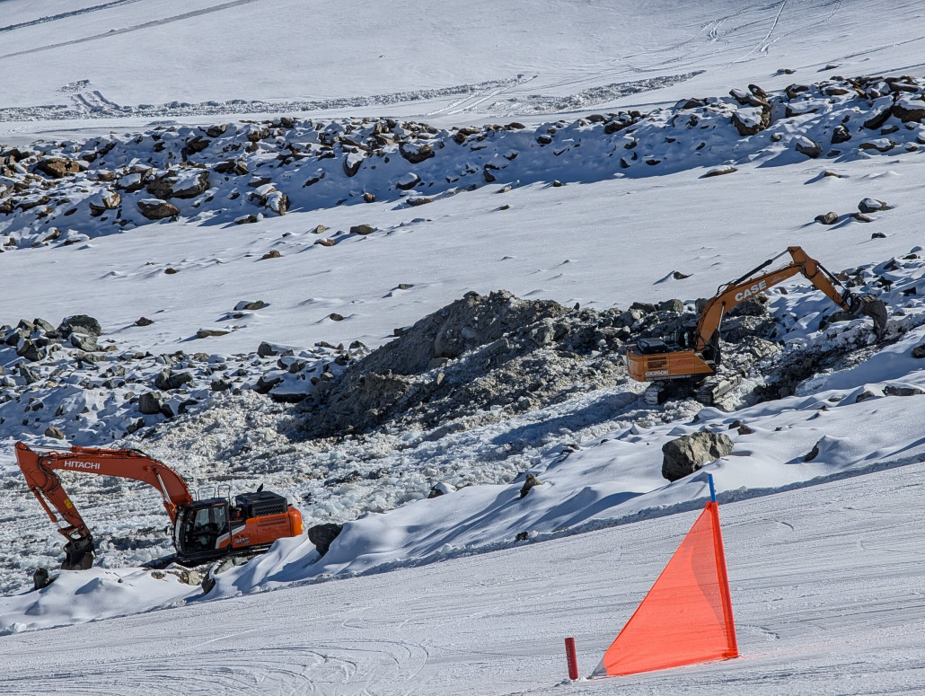 Buddelei an der Fernapiste