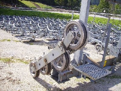 der alte lift liegt am anderen parkplatz, grins