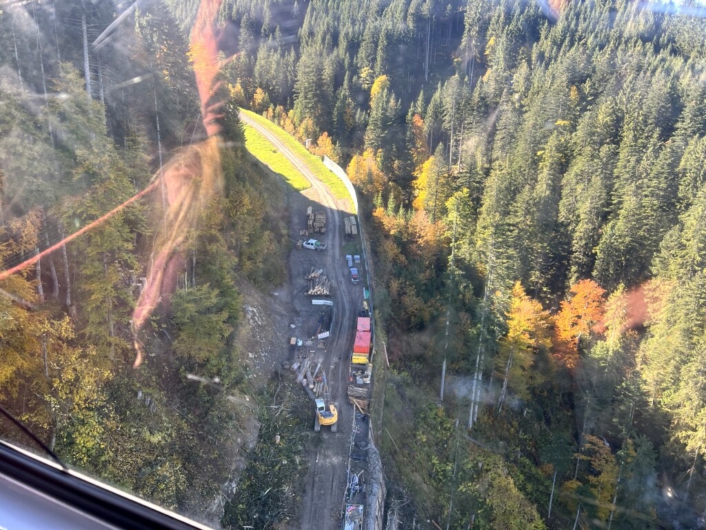 Pistenbauarbeiten Kanzelwandabfahrt