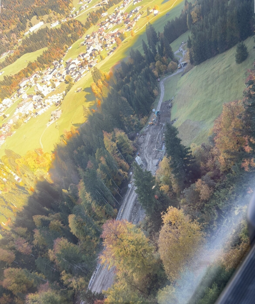 Pistenbauarbeiten Kanzelwandabfahrt