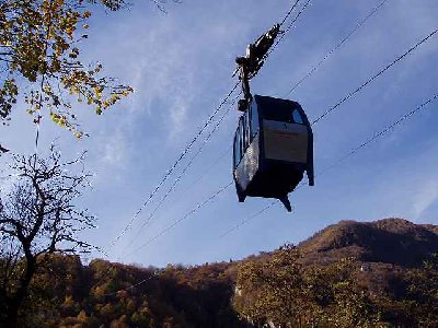 Erster Streckenabschnitt zwischen Interagna und Pila