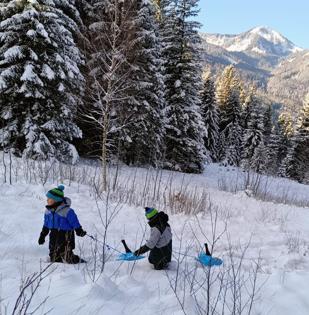 25 cm Pulver an der Sutten