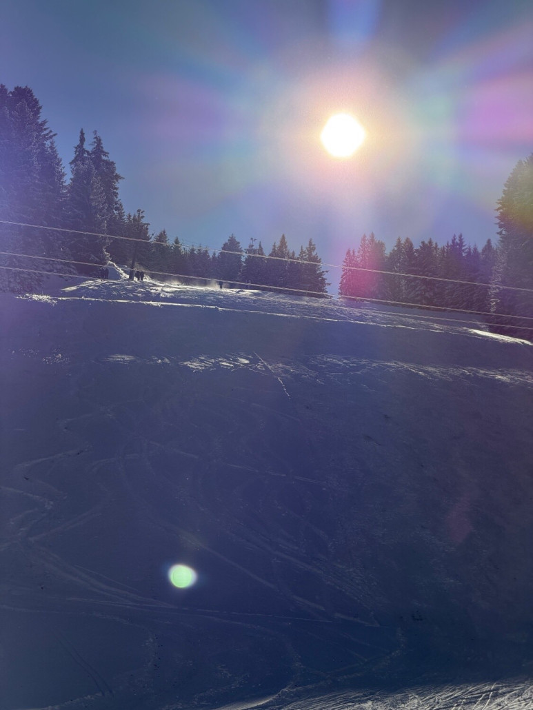 Mit Zoom wird das Gefälle deutlich sichtbar