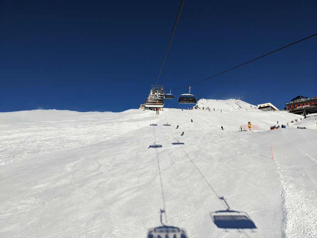 Erste Fahrt am Rapid.