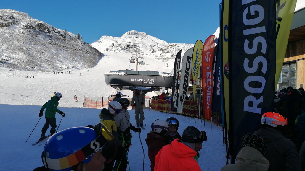 Wartezeit Seekarspitz - ca. 8min