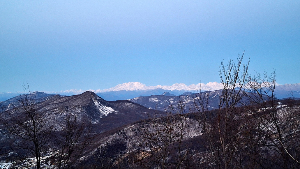 Monte Rosa vor Sonnenaufgang