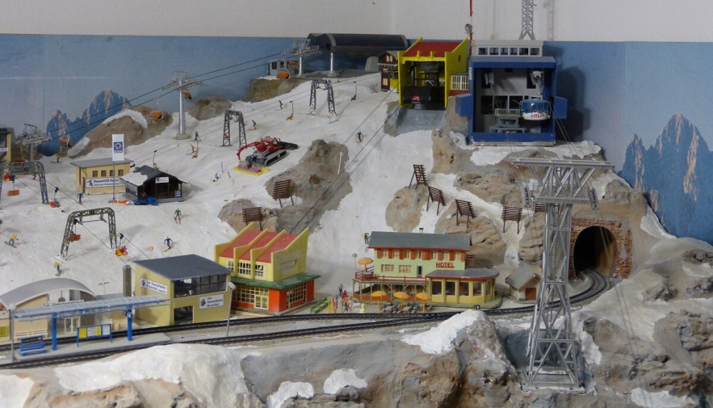 Die neue Anlage wurde in die alten Gebäude integriert