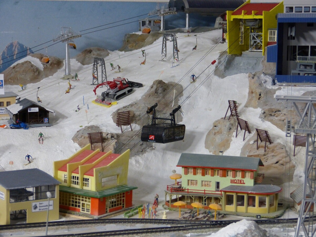 Kabine auf der Strecke