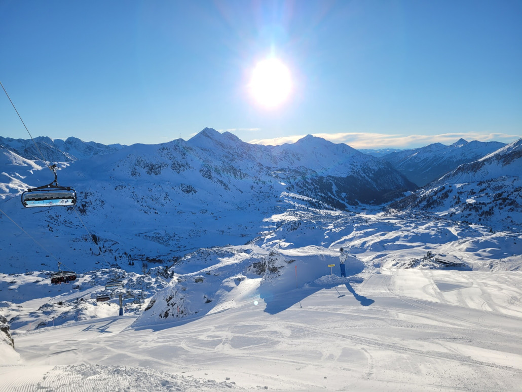 Dann ging es links auf die 5b. Die wurde später noch besser. Landschaftlich aber wieder 1a.