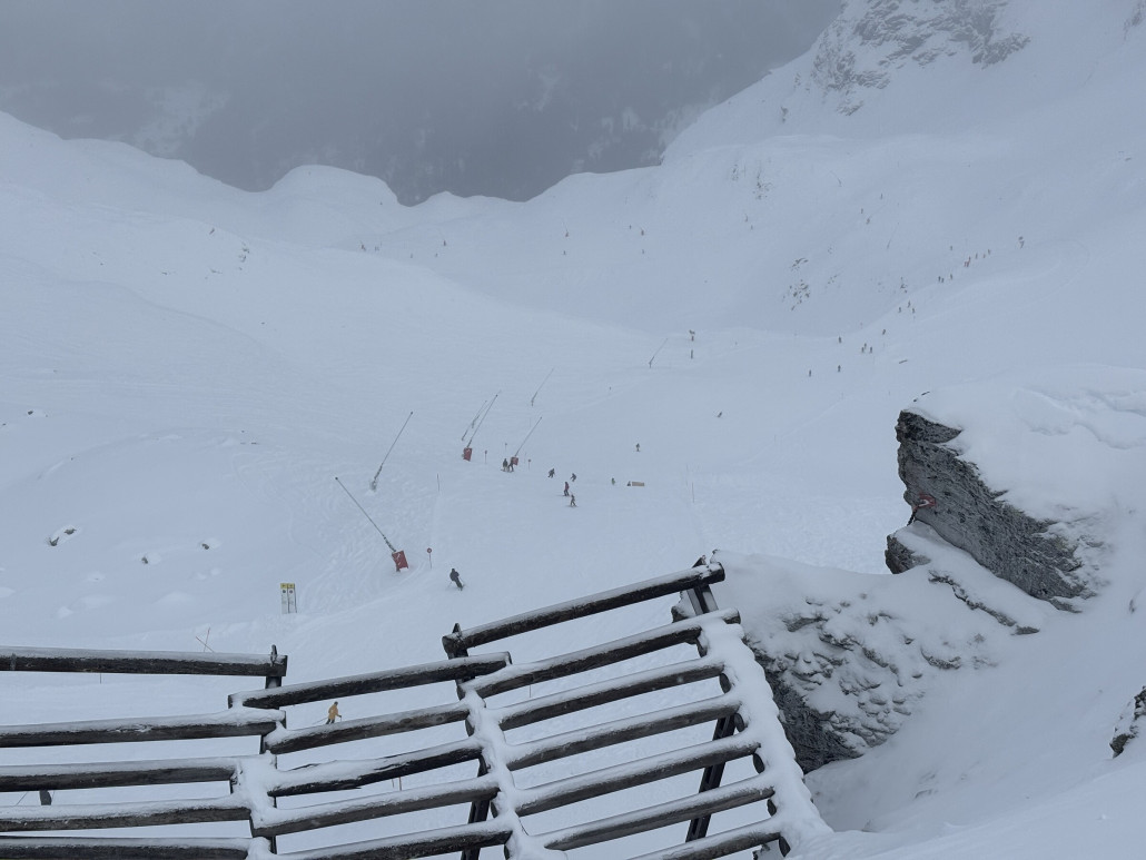 Und von oben an der Bergstation der Panoramabahn