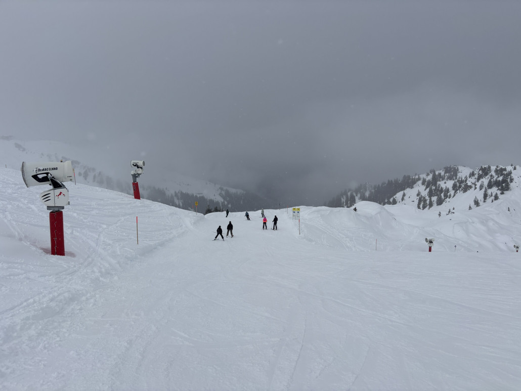 Und ab auf die 50 ins Nova Tal runter