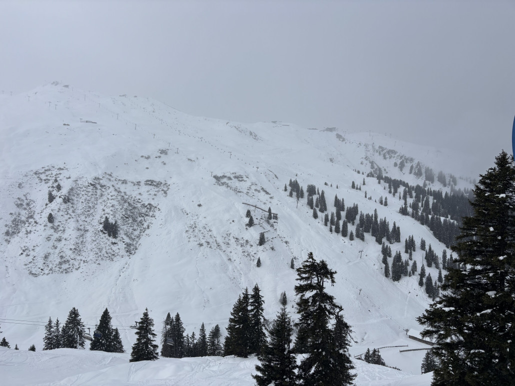 Seitenblicke - wirklich viel Schnee hat es noch nicht