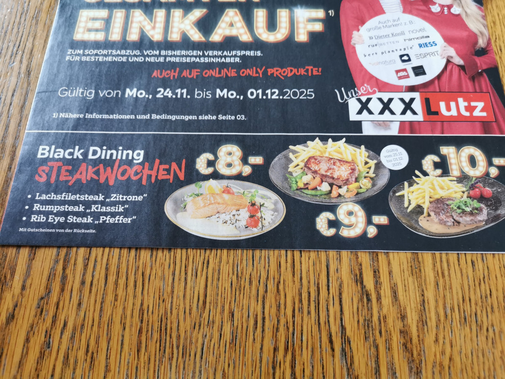 3. Als Vergleich, dass es auch anders gehen würde. :)