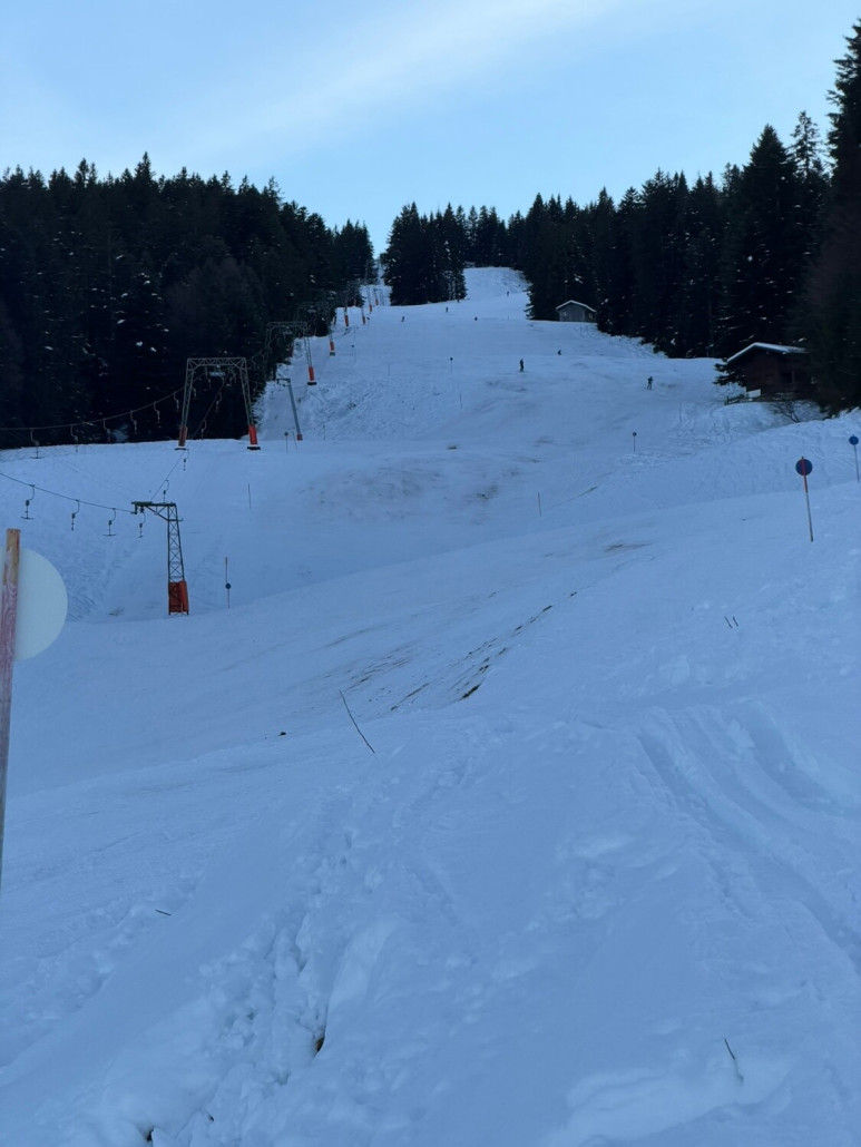 Talabfahrt Hochälpele gegen 15:45 Uhr