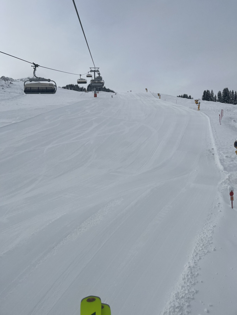 Super griffig in der Früh. Ideal zum carven
