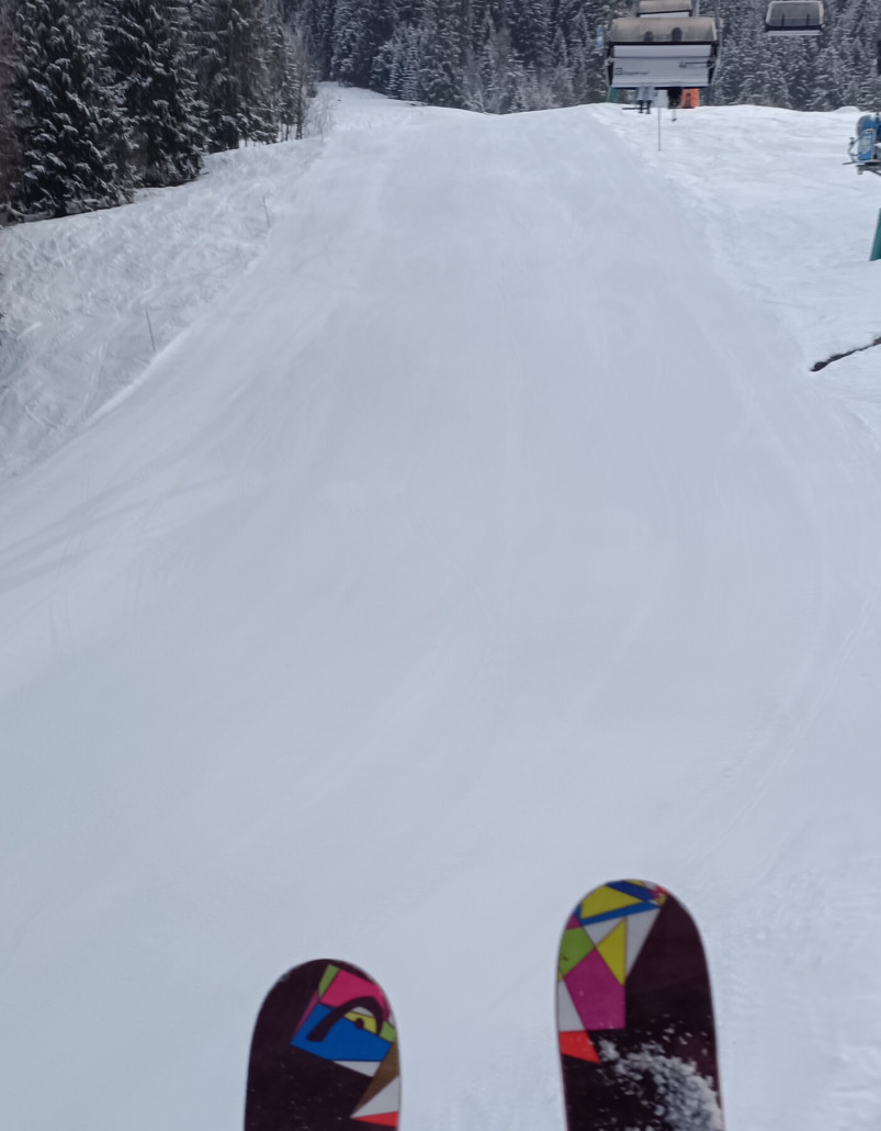 Schürmeisterhang am Morgen.